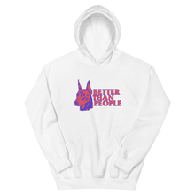 Load image into Gallery viewer, Meaningless Ritual Streetwear Brand Tough Doberman Illustration Better Than People Hoodie
