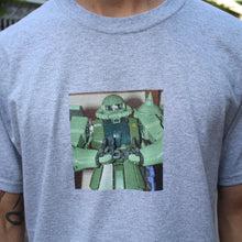 Load image into Gallery viewer, Meaningless Ritual Funny Ironic Streetwear Apparel with Mecha Anime Action Figure with Blood Fingers T-Shirt