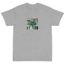 Load image into Gallery viewer, Meaningless Ritual Funny Ironic Streetwear Apparel with Mecha Anime Action Figure with Blood Fingers T-Shirt