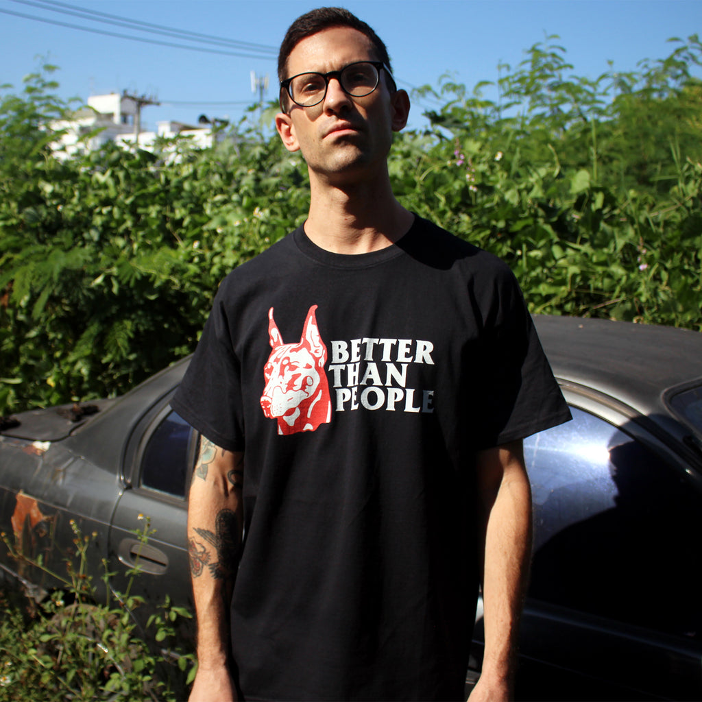 Meaningless Ritual Streetwear Tough Doberman Illustration Better Than People T-Shirt