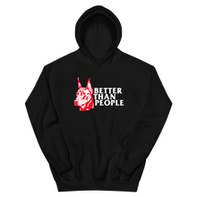 Load image into Gallery viewer, Meaningless Ritual Streetwear Brand Tough Doberman Illustration Better Than People Hoodie