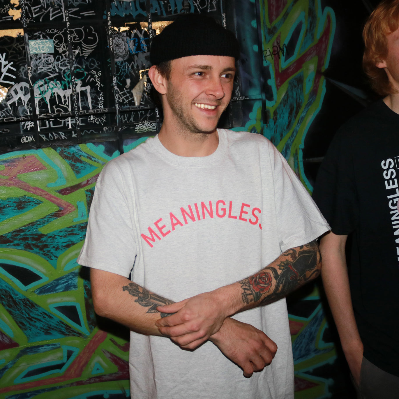 Minimalist Typography Nihilist Meaningless T-Shirt